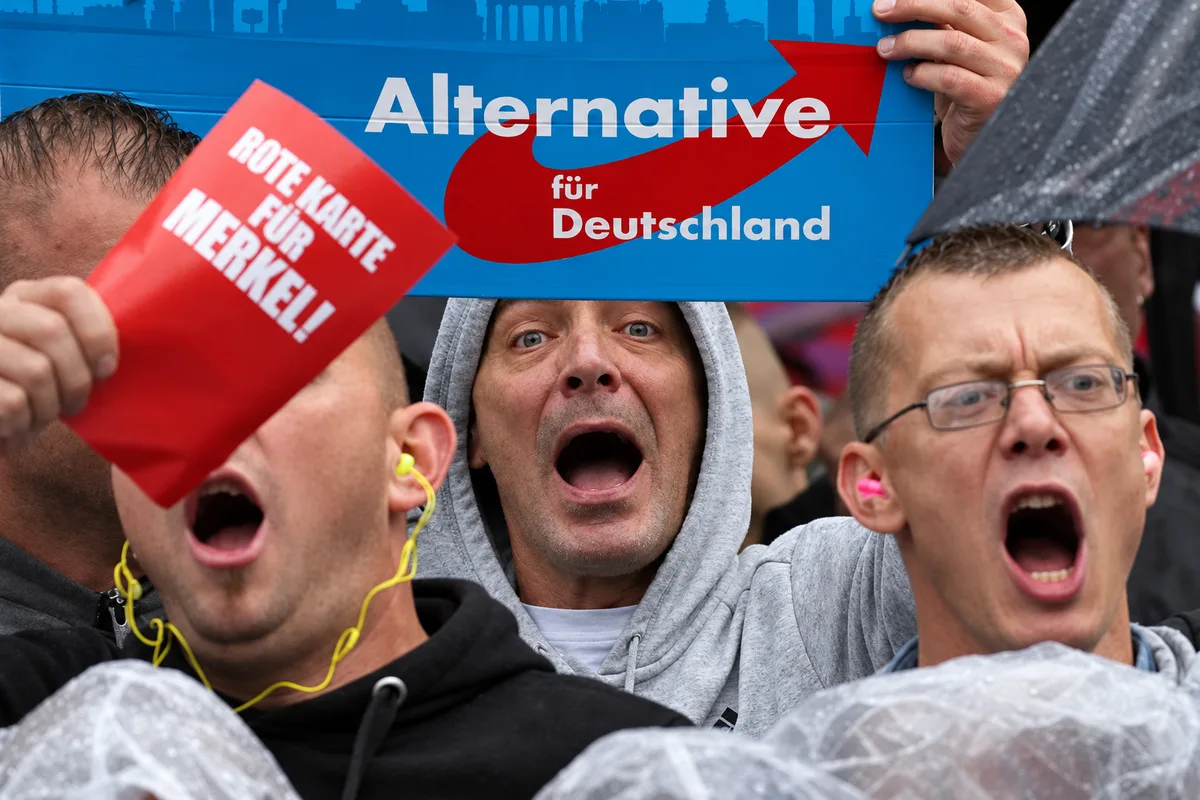 AfD supporters (REUTERS)