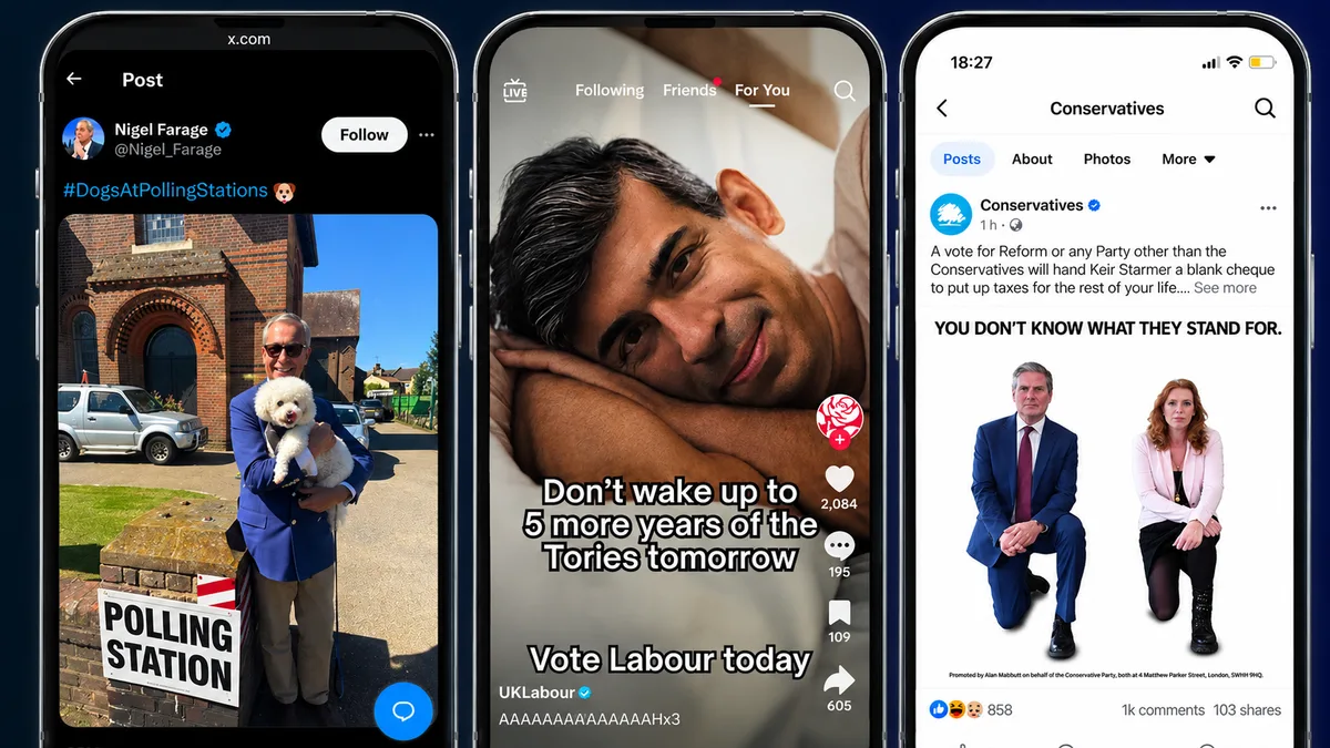 Parties spend record amount on online adverts (Sky News)