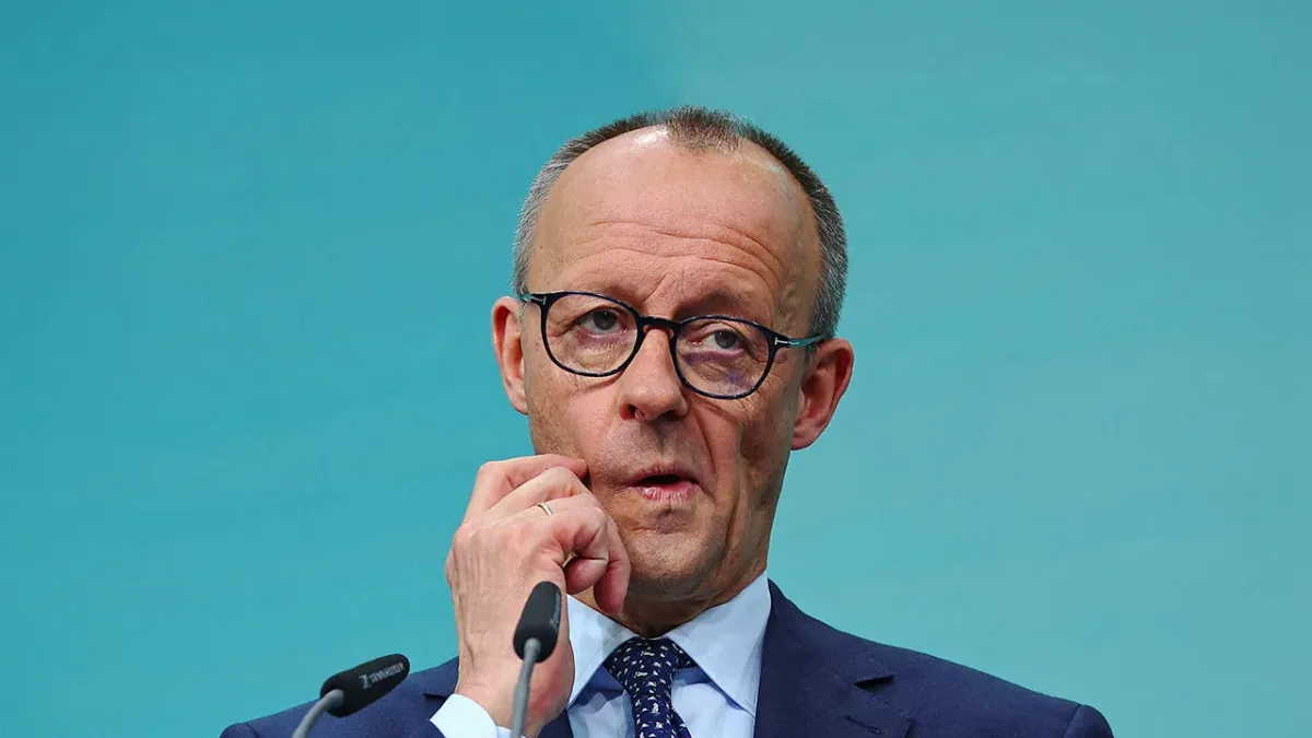 German Chancellor Frederich Merz, leader of the CDU (REUTERS)