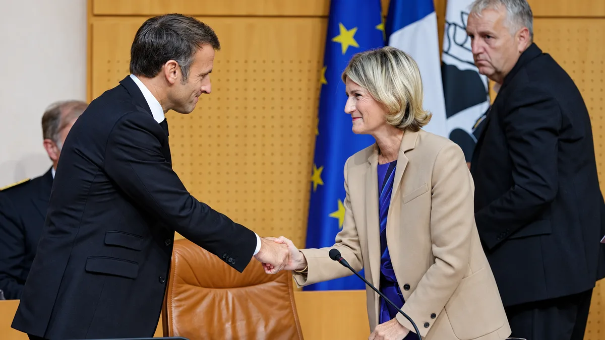 Emmanuel Macron proposed a constitutional text to build Corsican autonomy within the French State(PASCAL POCHARD/AFP).