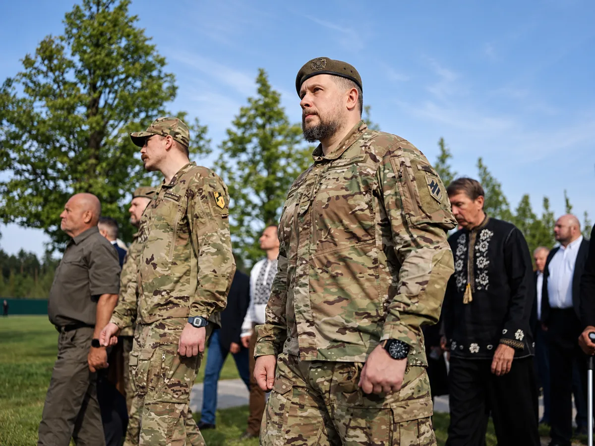 General Andrii Biletskyi, commander of the Ukrainian Armed Forces’ 3rd Army Corps, response for Operation Vivaldi (Valentyna Polishchuk/Getty Images).