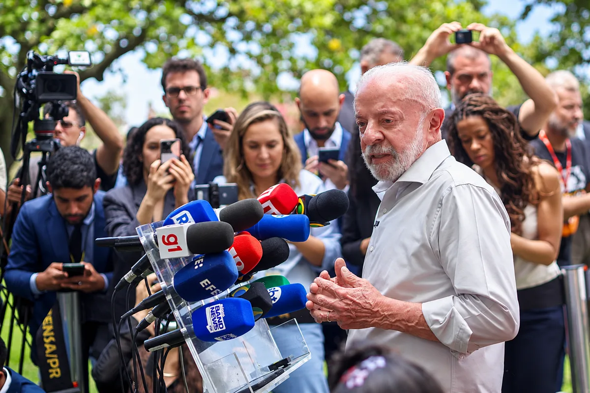 President Luiz Inácio Lula da Silva in Brasília (Adriano Machado/Reuters)