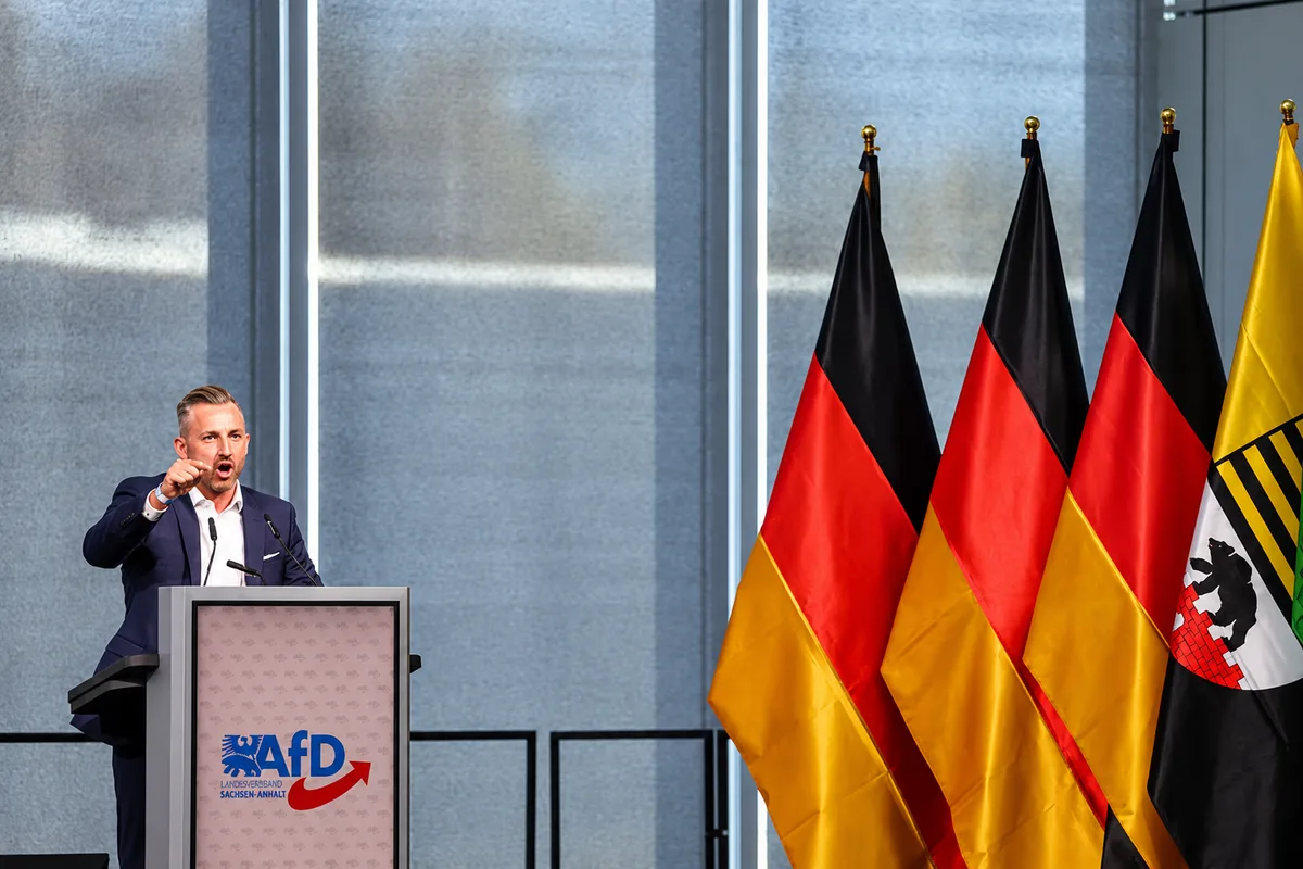 Ulrich Siegmund, elected candidate of the far-right Alternative for Germany (AfD) party in Germany's Saxony-Anhalt state election. (REUTERS/Christian Mang)